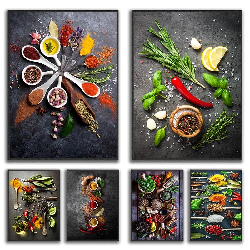 Home Cooking Kitchen - 1 шт. безрамная картина на холсте,