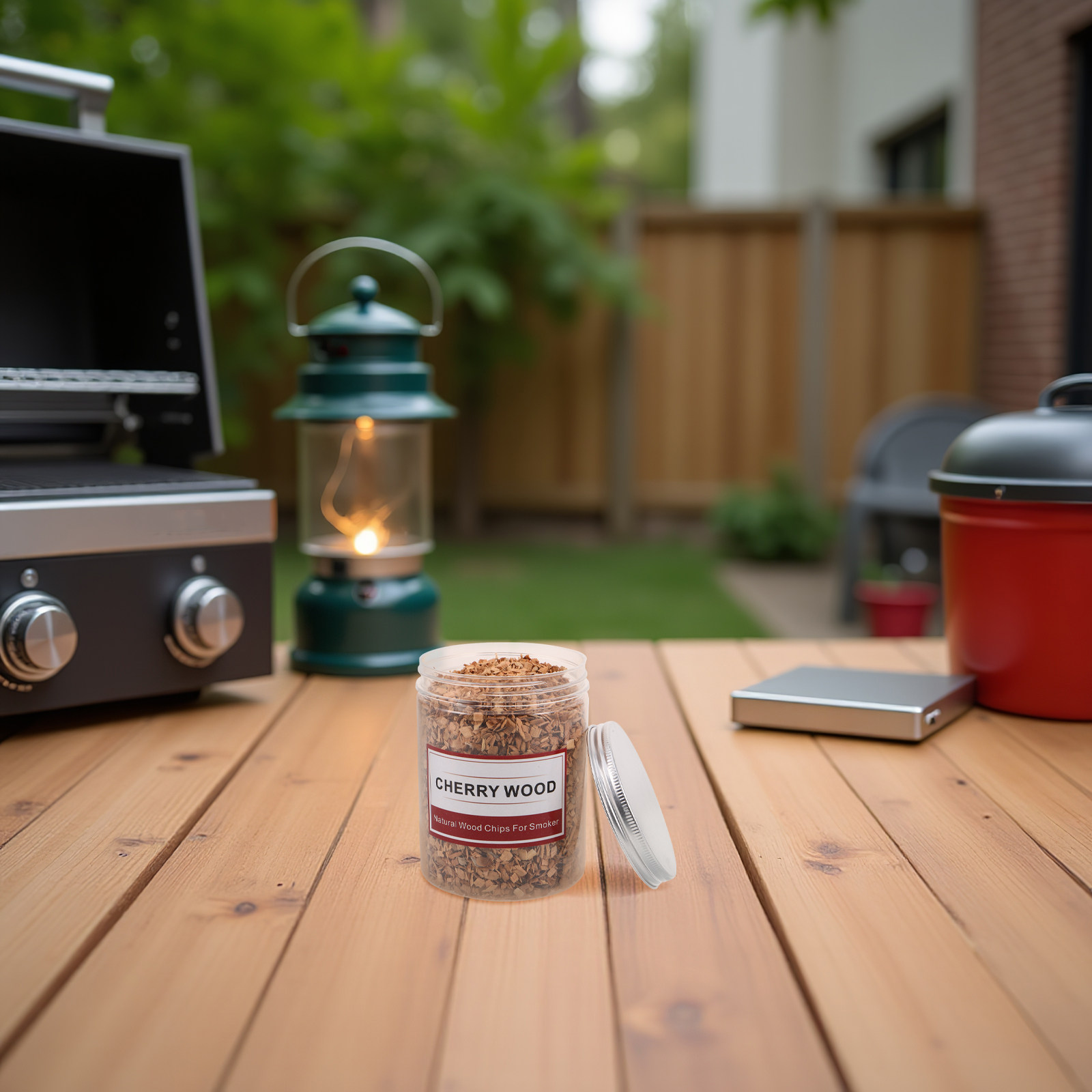Smoker Box Wood Chip - 1 коробка вишневой древесной стружки для