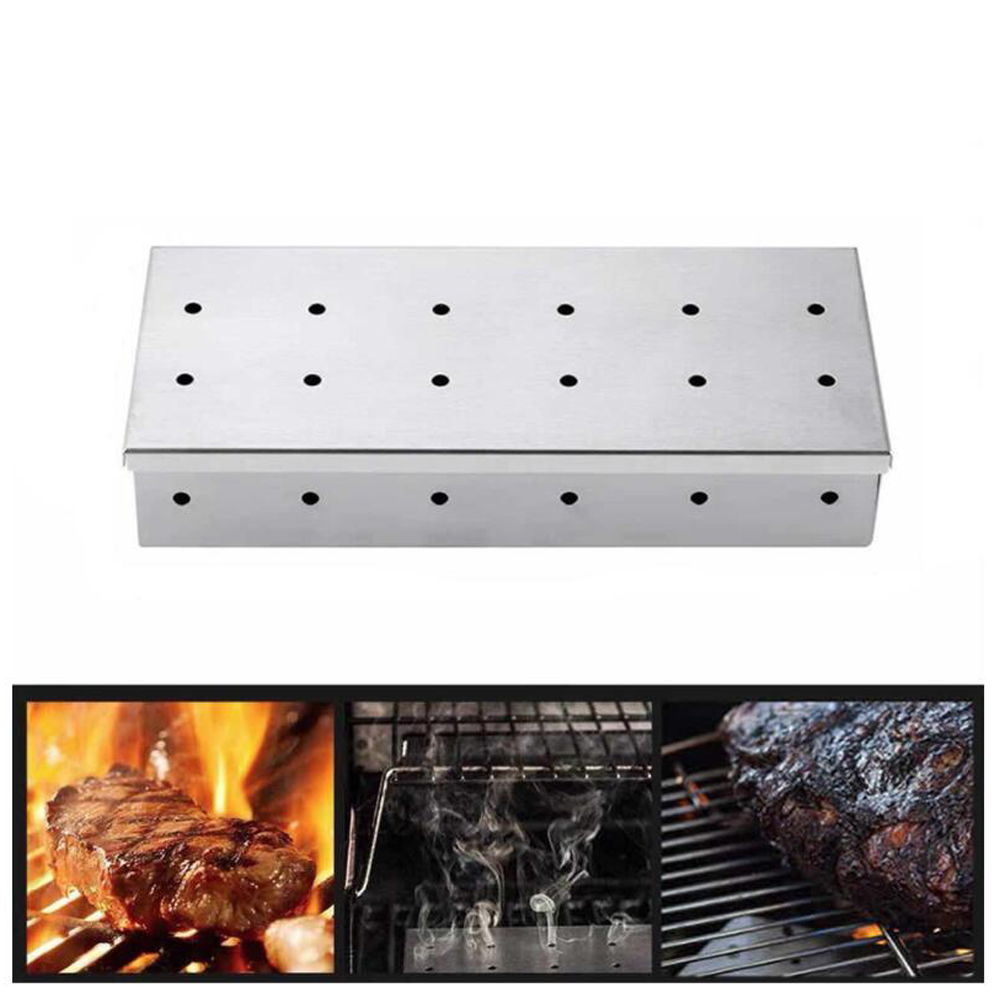Ящик для курильщика для барбек – обзор и цена Smoker Box Wood Chip