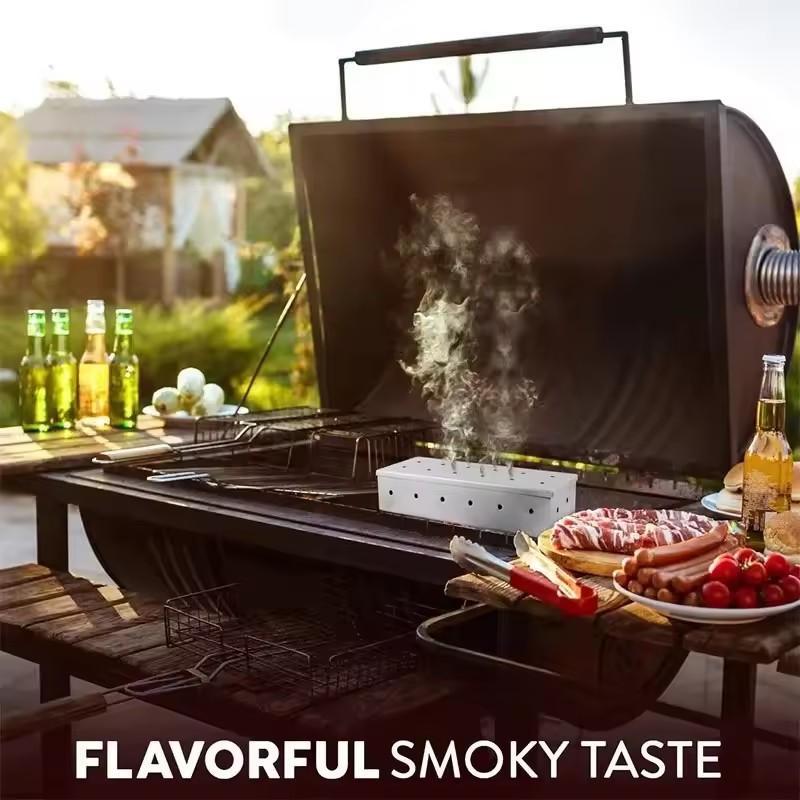 Коробка для курильщика из нерж – обзор и цена Smoker Box Wood Chip