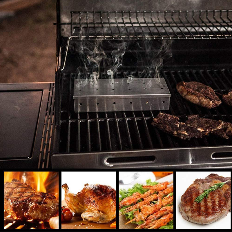 Коробка для курильщика из нерж – обзор и цена Smoker Box Wood Chip