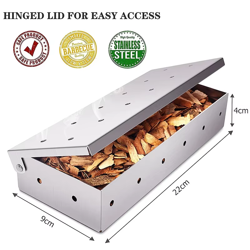 Коробка для курильщика для бар – обзор и цена Smoker Box Wood Chip