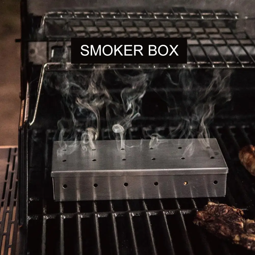 Коробка для курильщика HQ с др – обзор и цена Smoker Box Wood Chip