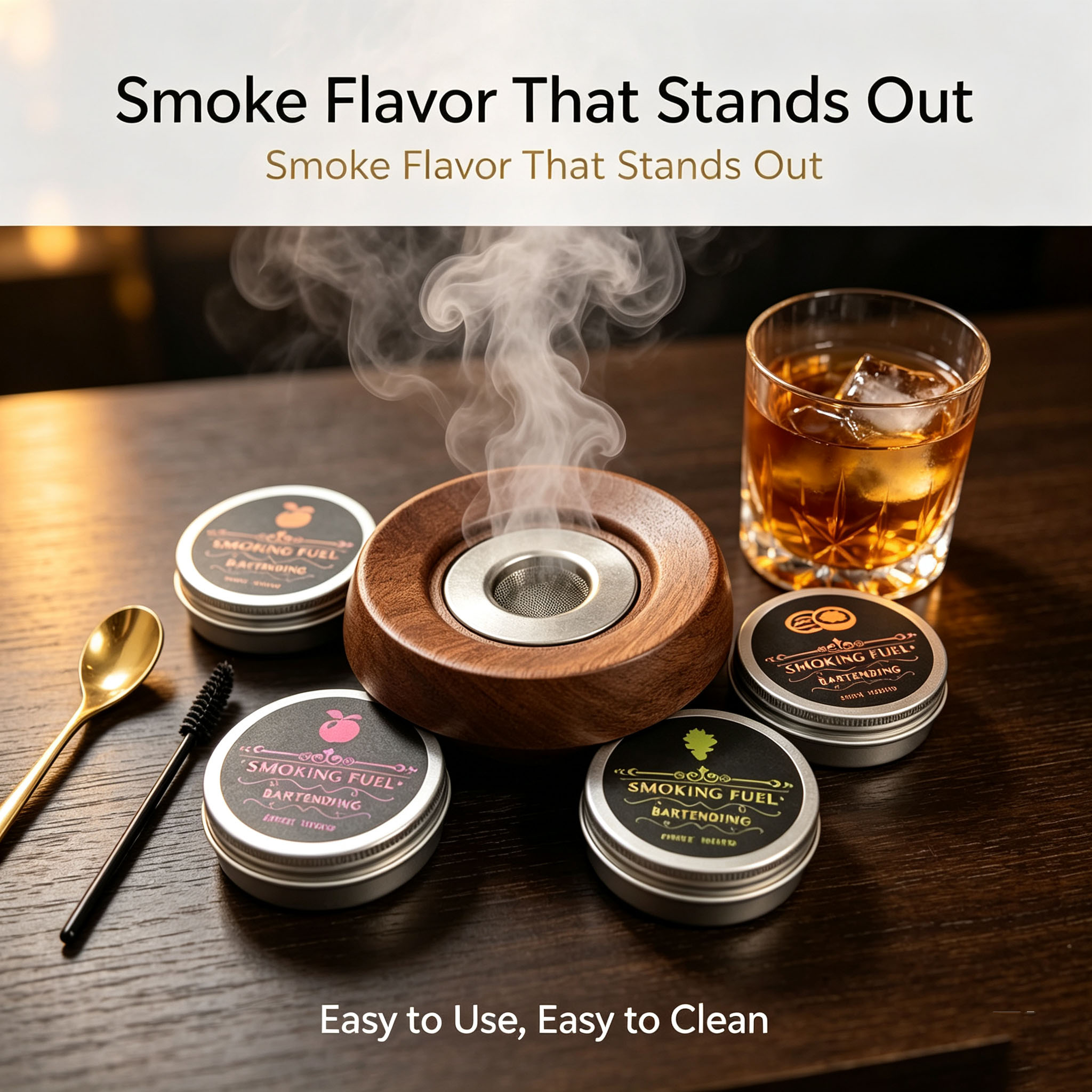 Набор для копчения коктейлей:  – обзор и цена Smoker Box Wood Chip