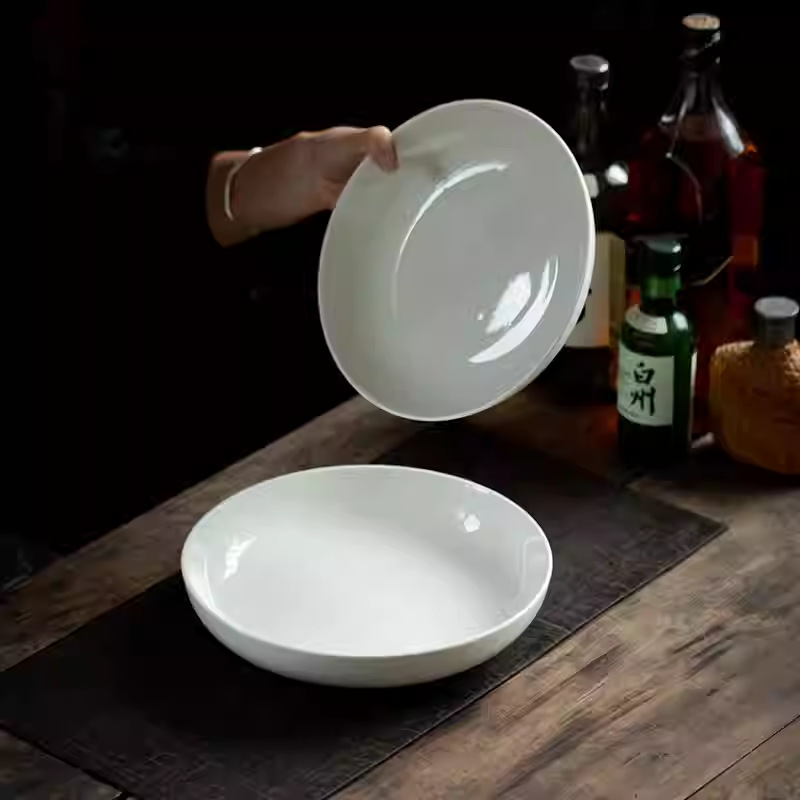 Тарелка глубокая из белого фар – обзор и цена Home Cooking Meal