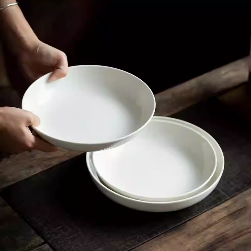 Тарелка глубокая из белого фар – обзор и цена Home Cooking Meal